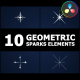Geometric Sparks Elements | DaVinci Resolve - VideoHive Item for Sale