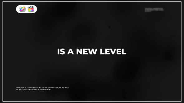 Typography Opener for FCPX alt