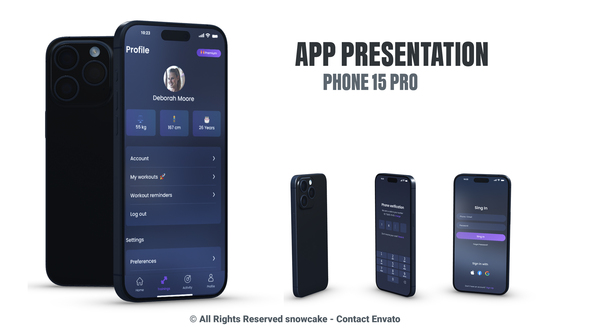 App Presentation Phone 15 Pro