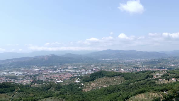 Beautiful Italian Landscape Drone