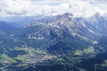 Panorama of the Dolomites, Italy