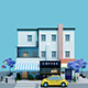 low poly shop - 3DOcean Item for Sale