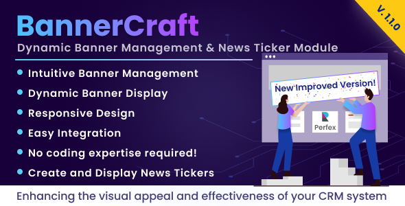 BannerCraft – Dynamic Banner Management & News Ticker Module for Perfex CRM