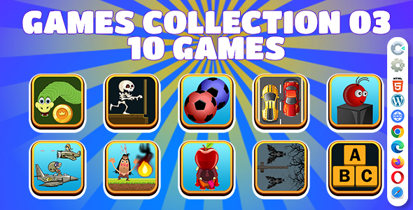 Game Collection 03 ( Construct | C3P | CAPX | HTML5 ) 10 Games