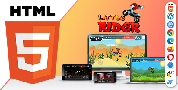 Little Rider ( HTML5 ) Motorbike Game