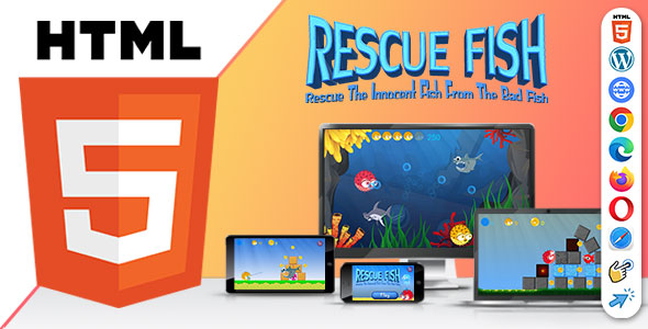 Rescue Fish ( HTML5 ) Fun Game