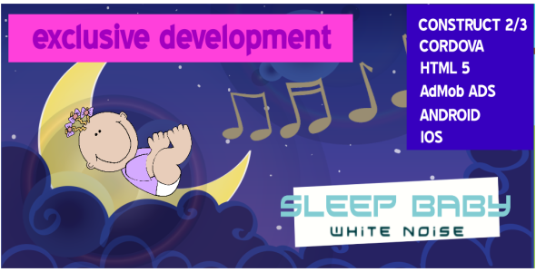 Sleep and relaxation - white noise|Construct2/3|HTML5|.capx