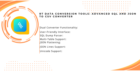 RT Data Conversion Tools: Advanced SQL and JSON to CSV Converter