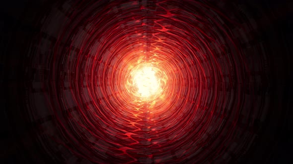 Red Light Flare Tunnel 4K 01