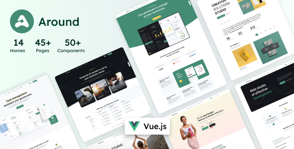 Around - Vue Multipurpose Landing Template