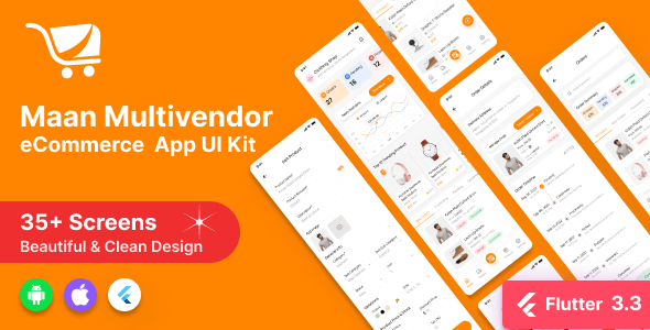 Maan Vendor App - eCommerce  Vendor  App UI Kit