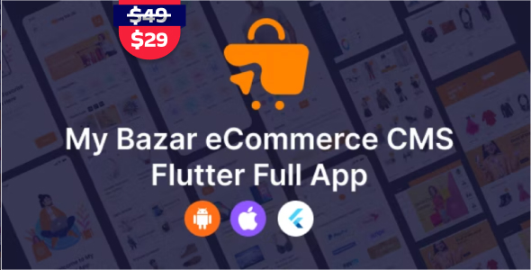 My Bazar- eCommerce Flutter Full App (Android & iOS)