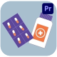 Medicine Healthcare Icons And Titles for Premiere Pro - VideoHive Item for Sale