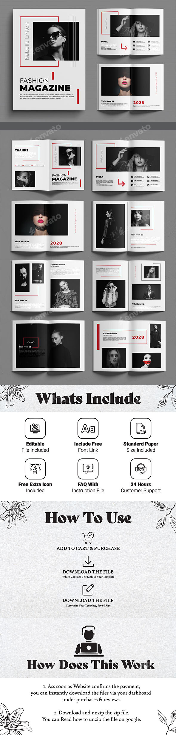 Fashion Magazine Template