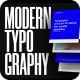 Modern Typography - VideoHive Item for Sale