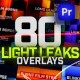 Animated Light Leaks Overlays Pack For Premiere Pro: Film Leaks, Flare, Flicker, Film Burn & More - VideoHive Item for Sale