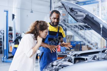 Client vehicle battery checkup