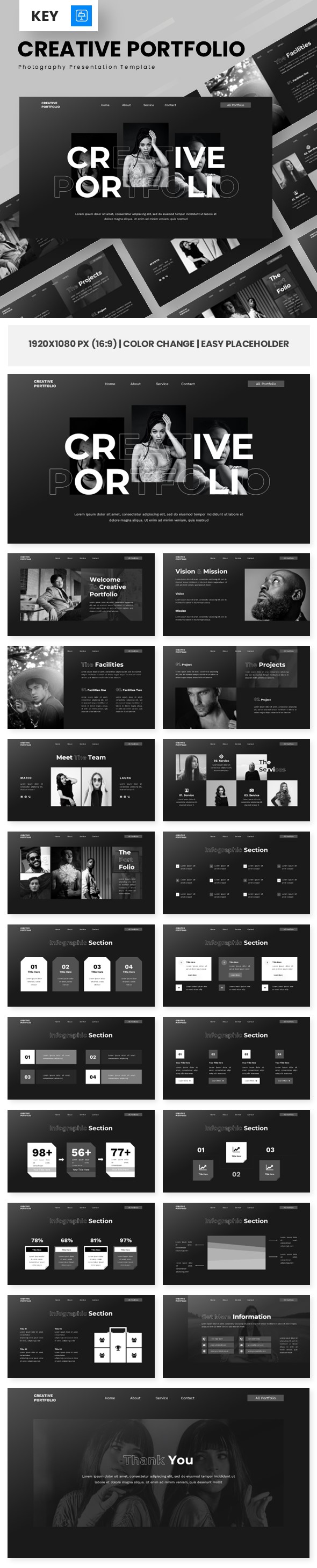 Creative Portfolio - Photography Keynote Templates