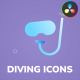 Diving Icons And Titles for DaVinci Resolve - VideoHive Item for Sale