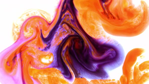 Abstract Colors And Paint Swirling Background Spread Texture