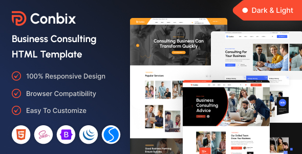 Conbix - Business Consulting HTML Template