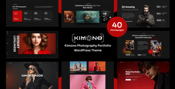 Kimono – Photography Portfolio WordPress Theme – 0 Sold!