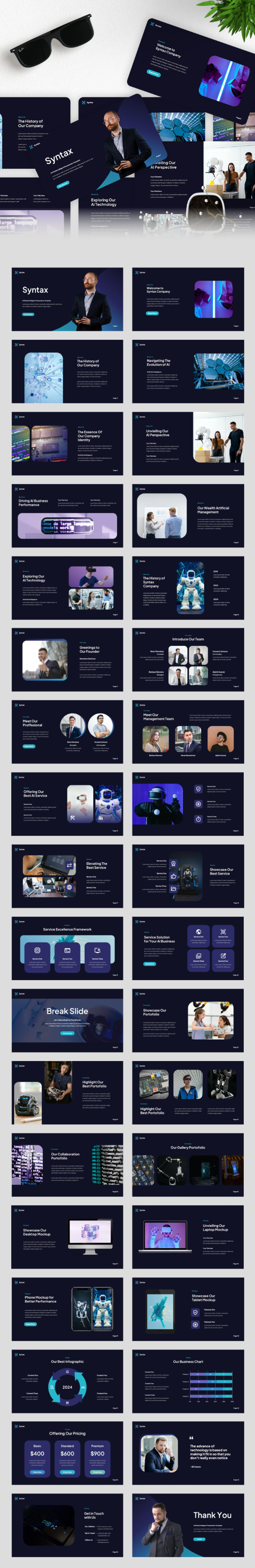 Syntax - Artificial Intelligence Keynote Template