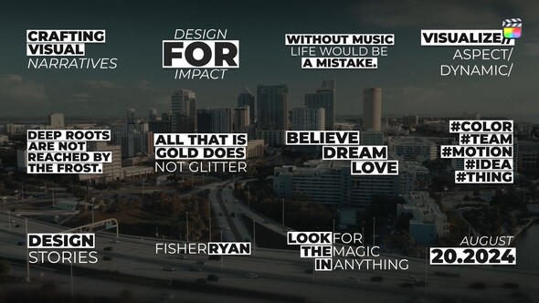 Box Text Animation | FCPX alt