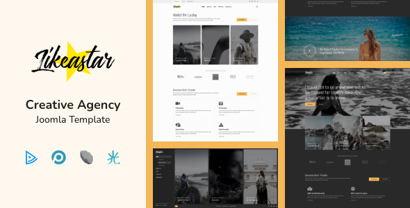 Like a Star – Creative Agency Joomla Template – 0 Sold!