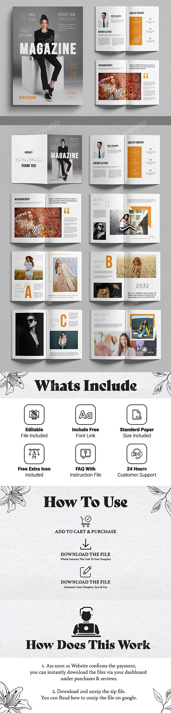 Fashion Magazine Design