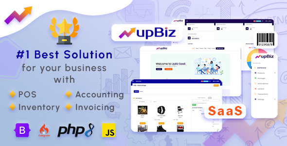 upBiz SaaS – POS ( Point of Sale ), Inventory, Accounting, Invoicing for Small / Medium Businesses