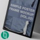 Simple Poster Frame Mockup (Vol.02) - GraphicRiver Item for Sale