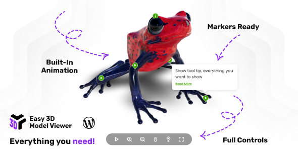Easy 3D Model Viewer WordPress & WooCommerce Plugin