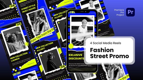 Social Media Reels - Fashion Street Promo Premiere Pro Templates