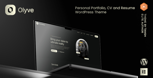 Olyve - Personal Portfolio WordPress Theme