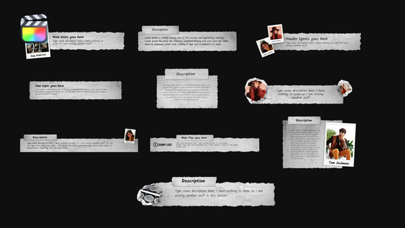 Paper Cutting Lower Thirds alt