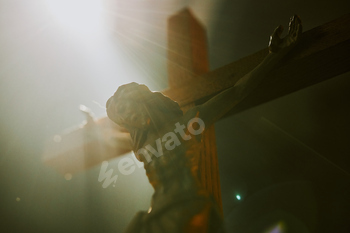 Jesus on Cross in Church