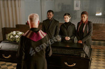 Family Saying Goodbye to Family Member