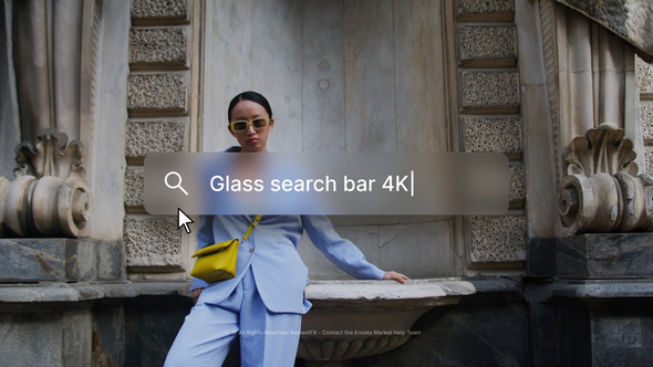 Glass Search Bar