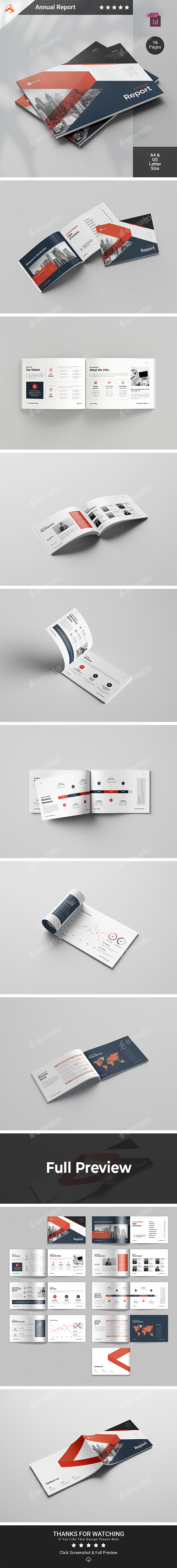 Annual Report Template Landscape