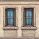 100 different seamless hand painted window pictures - 3DOcean Item for Sale