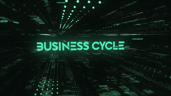 Sci Fi Digital Data Word Business Cycle alt