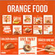 Orange Food Instagram Post - GraphicRiver Item for Sale
