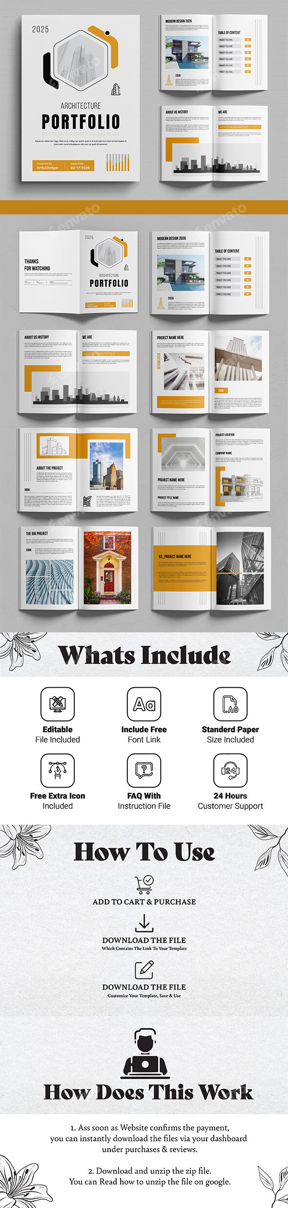 Architecture Portfolio Template