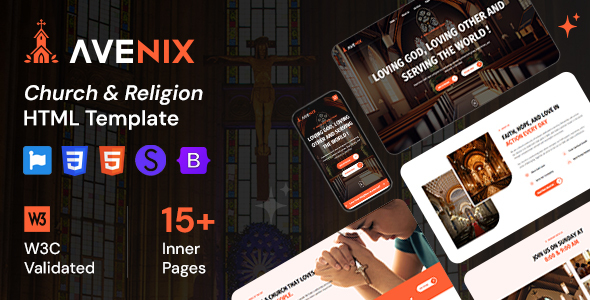 Avenix - Church HTML Template