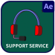 Support Service Icons And Titles for After Effects - VideoHive Item for Sale
