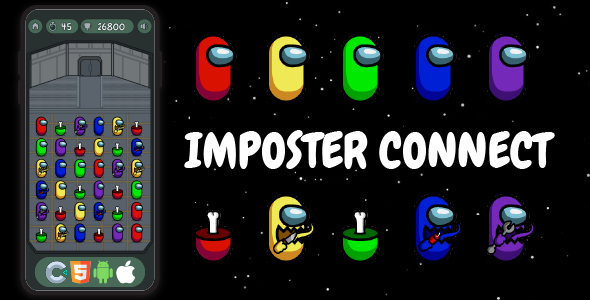 Imposter Connect - HTML5 Game,Construct 3