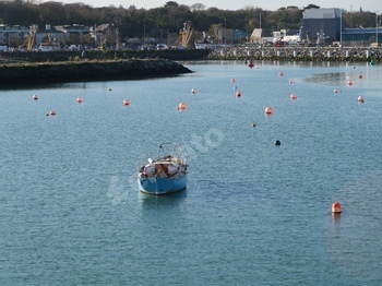 Fishing boat in sea