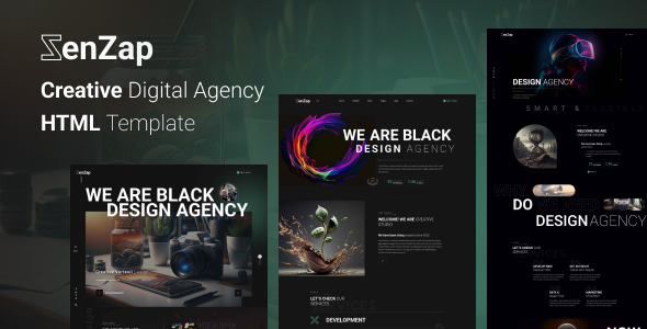 ZenZap – Creative Degital Agency HTML Template – 0 Sold!