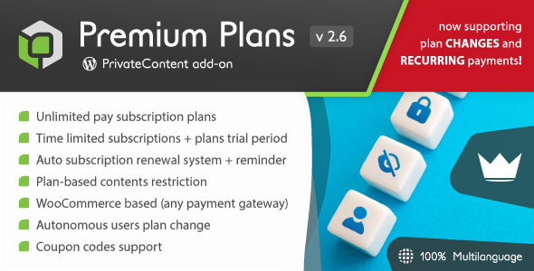 PrivateContent - Premium Plans add-on